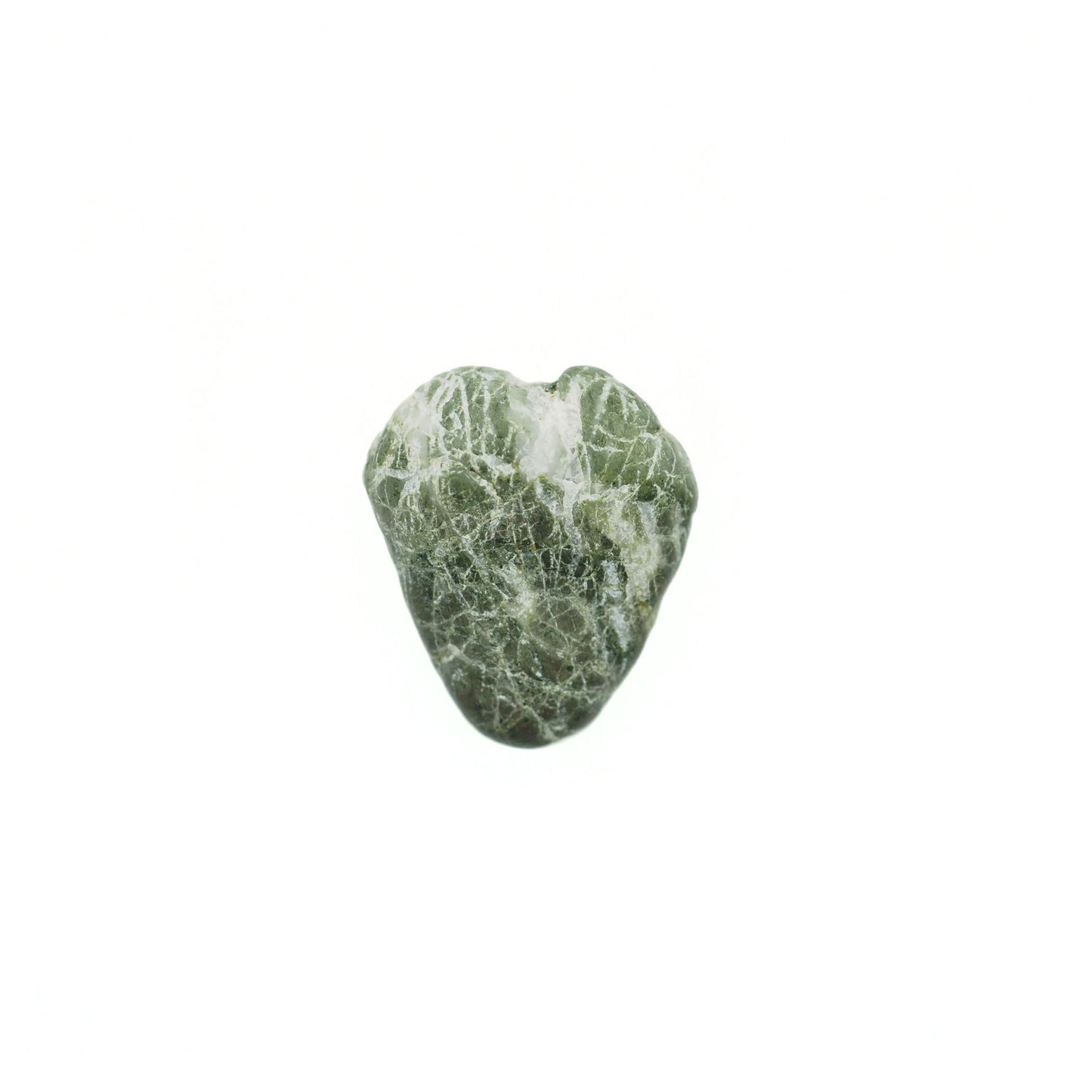 Heart shaped jade beach stone