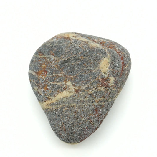 Beach stone quartzite heart shaped close up